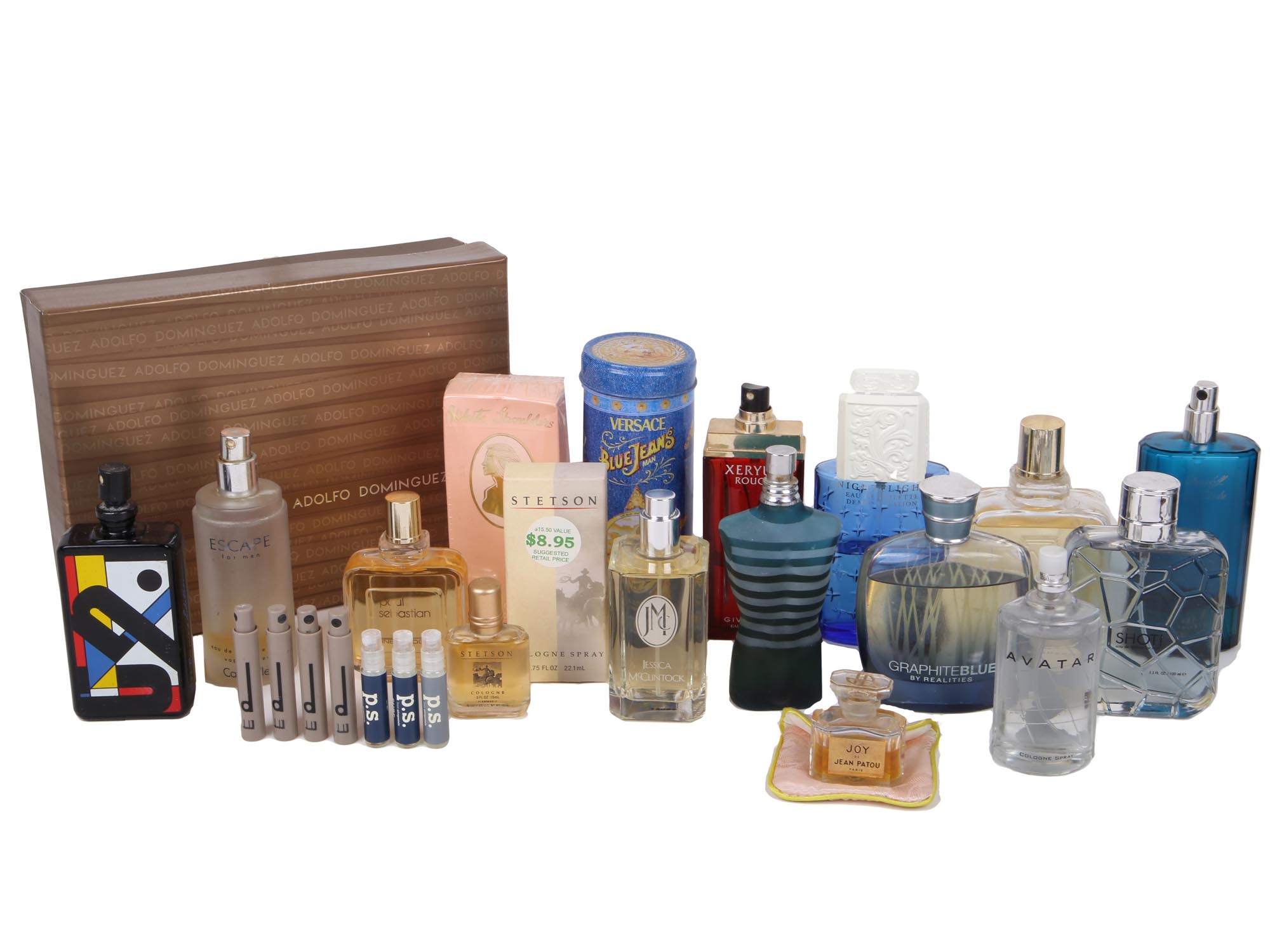 LARGE COLLECTION OF LUXURY PERFUME BOTTLES PIC-